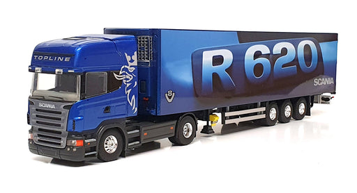 Tekno 1/50 Scale SC620B - Scania R620 Topline Truck & Fridge Trailer - Blue