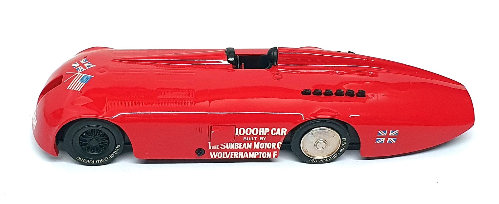 Western Models 1/43 Scale WMS23 - 1927 Sunbeam 1000 H.P. Record Car - Red