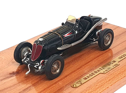 MCM Models 1/43 Scale No. 11 - 1933 Maserati 8cm Race Car - Black