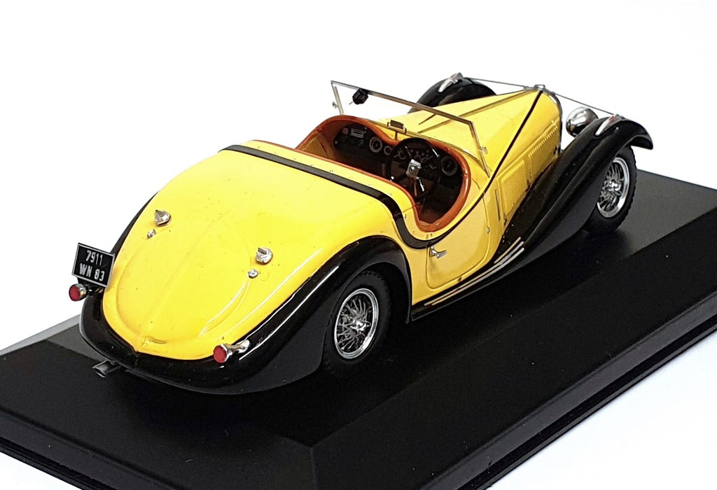 Minichamps 1/43 Scale 437 119130 - 1934 Voisin C27 Grand Sport - Yellow