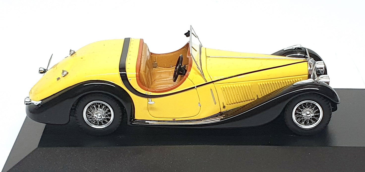 Minichamps 1/43 Scale 437 119130 - 1934 Voisin C27 Grand Sport - Yellow