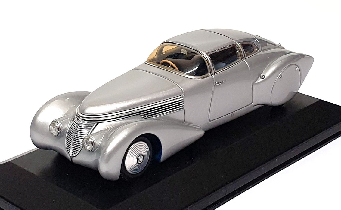 Minichamps 1/43 Scale 437 091020 1938 Dubonnet Hispano Suiza H6C Xenia - Silver