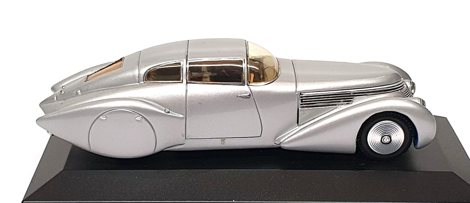 Minichamps 1/43 Scale 437 091020 1938 Dubonnet Hispano Suiza H6C Xenia - Silver