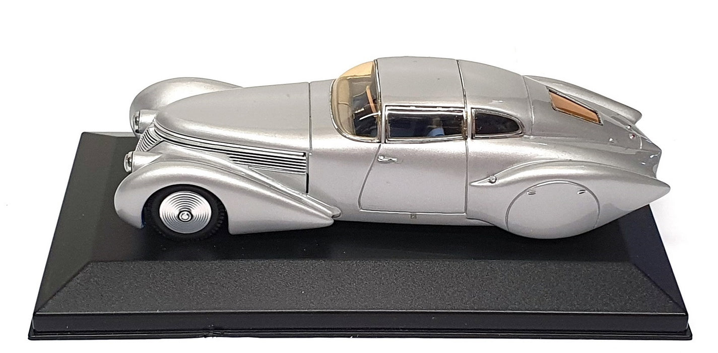 Minichamps 1/43 Scale 437 091020 1938 Dubonnet Hispano Suiza H6C Xenia - Silver