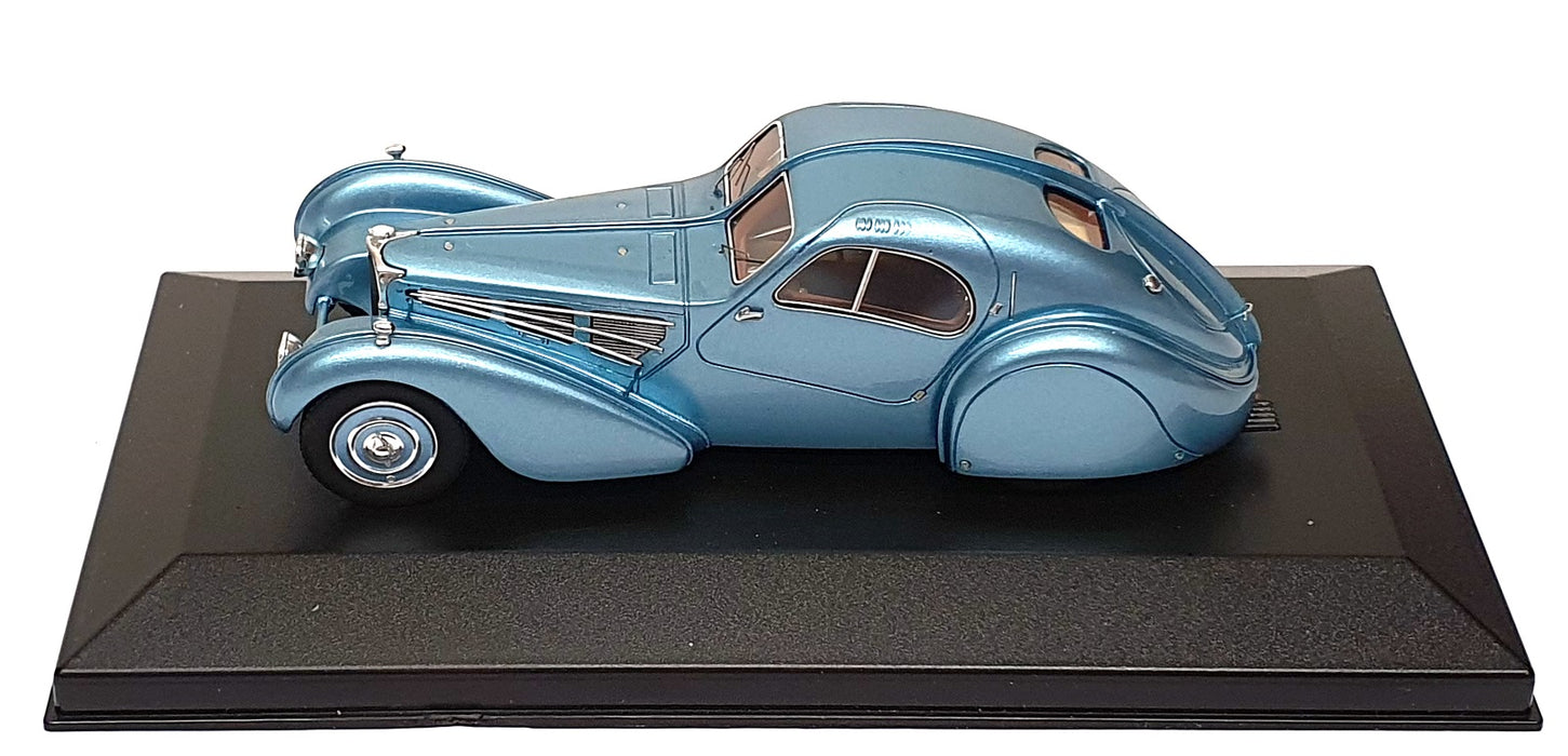 Minichamps 1/43 Scale 437 110320 1936 Bugatti Type 57 SC Atlantic Met. Lt. Blue