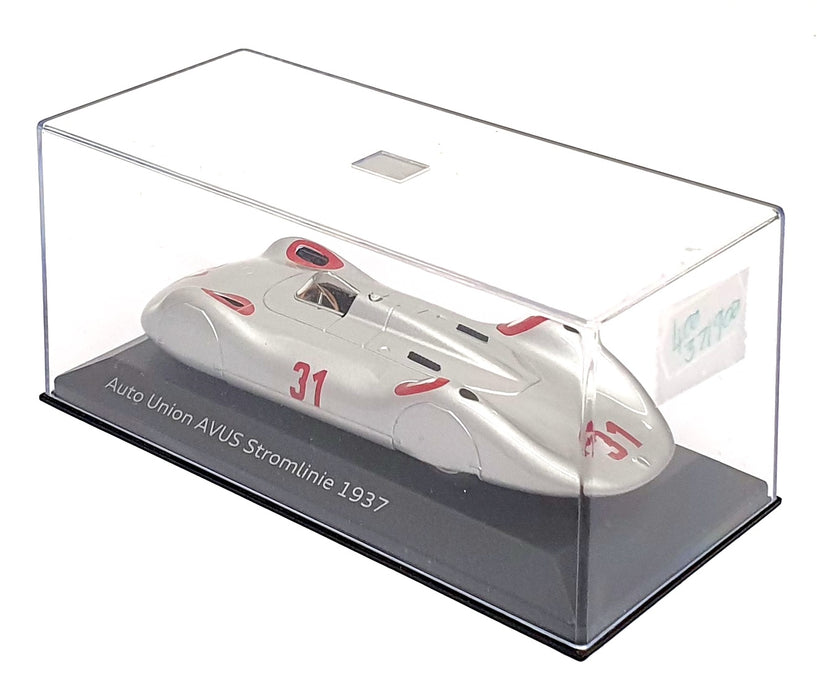 Minichamps 1/43 Scale 400 371900 - 1937 Auto Union AVUS Stromlinie #31 - Silver