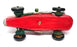 China Brand D6062 - 9" Hand Made & Painted Wooden Car - Red