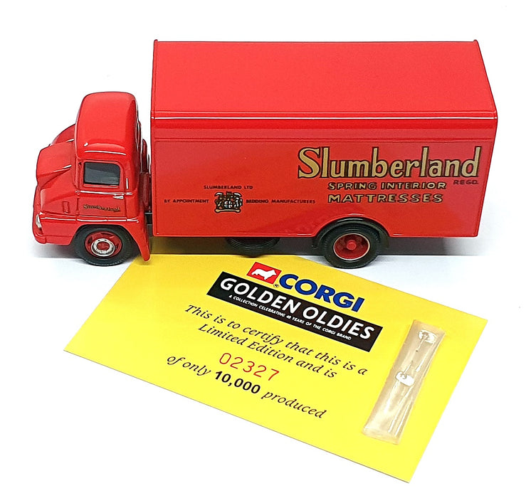 Corgi 1/50 Scale Diecast 30301 - Thames Trader Box Van Slumberland Red