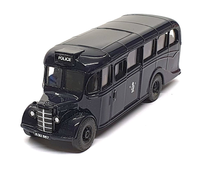 Corgi 1/50 Scale KGU667 Bedford OB Coach Metropolitan Police - Dk. Blue REWORKED