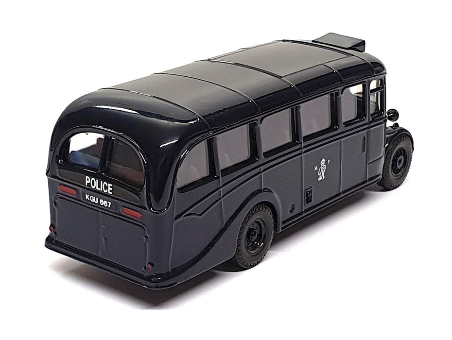 Corgi 1/50 Scale KGU667 Bedford OB Coach Metropolitan Police - Dk. Blue REWORKED