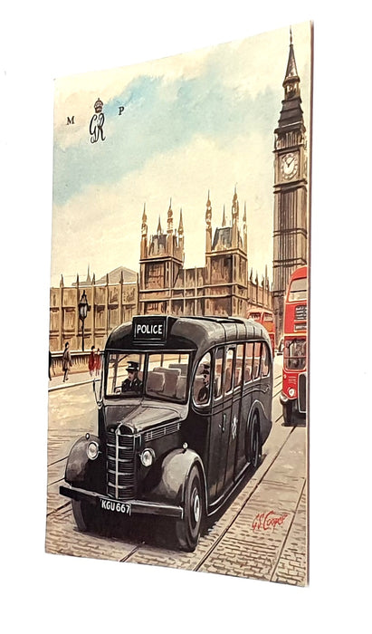 Corgi 1/50 Scale KGU667 Bedford OB Coach Metropolitan Police - Dk. Blue REWORKED