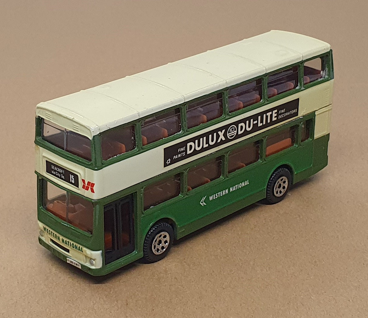 Corgi 13cm Long Diecast C3848 - MCW Metrobus Western National Rt. 15 - REWORKED