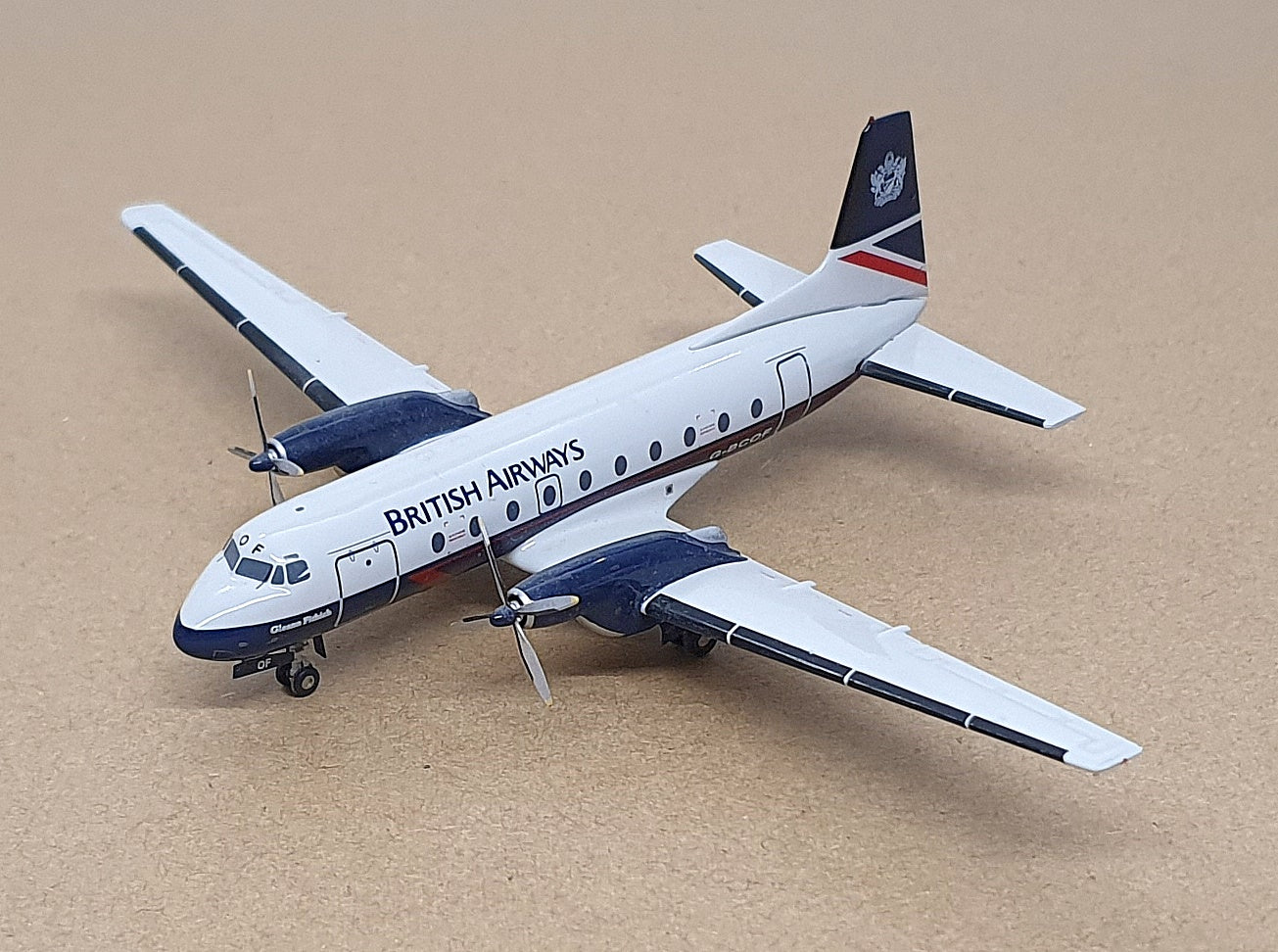 Aviation 200 1/200 Scale AV274800 - HS-748 Aircraft British Airways G-BCOF