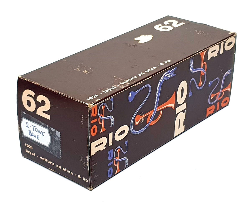Rio Models 1/43 Scale Diecast No. 62 - 1921 Leyat 8HP - 2-Tone Blue