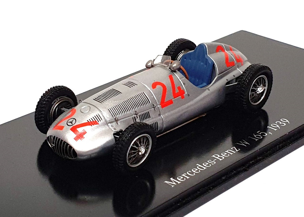 Spark 1/43 Scale B6 604 0440 - 1939 Mercedes Benz W165 Race Car #24