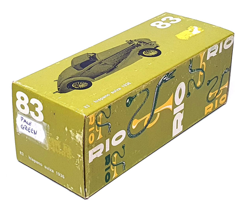 Rio Models 1/43 Scale Diecast No. 83 - 1936 Hispano Suiza - Pale Green