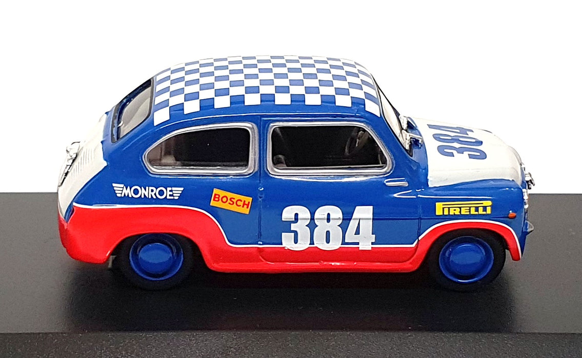 Solido 1/43 Scale 22926C - Seat 600D Rally Car #384 - Blue/White/Red