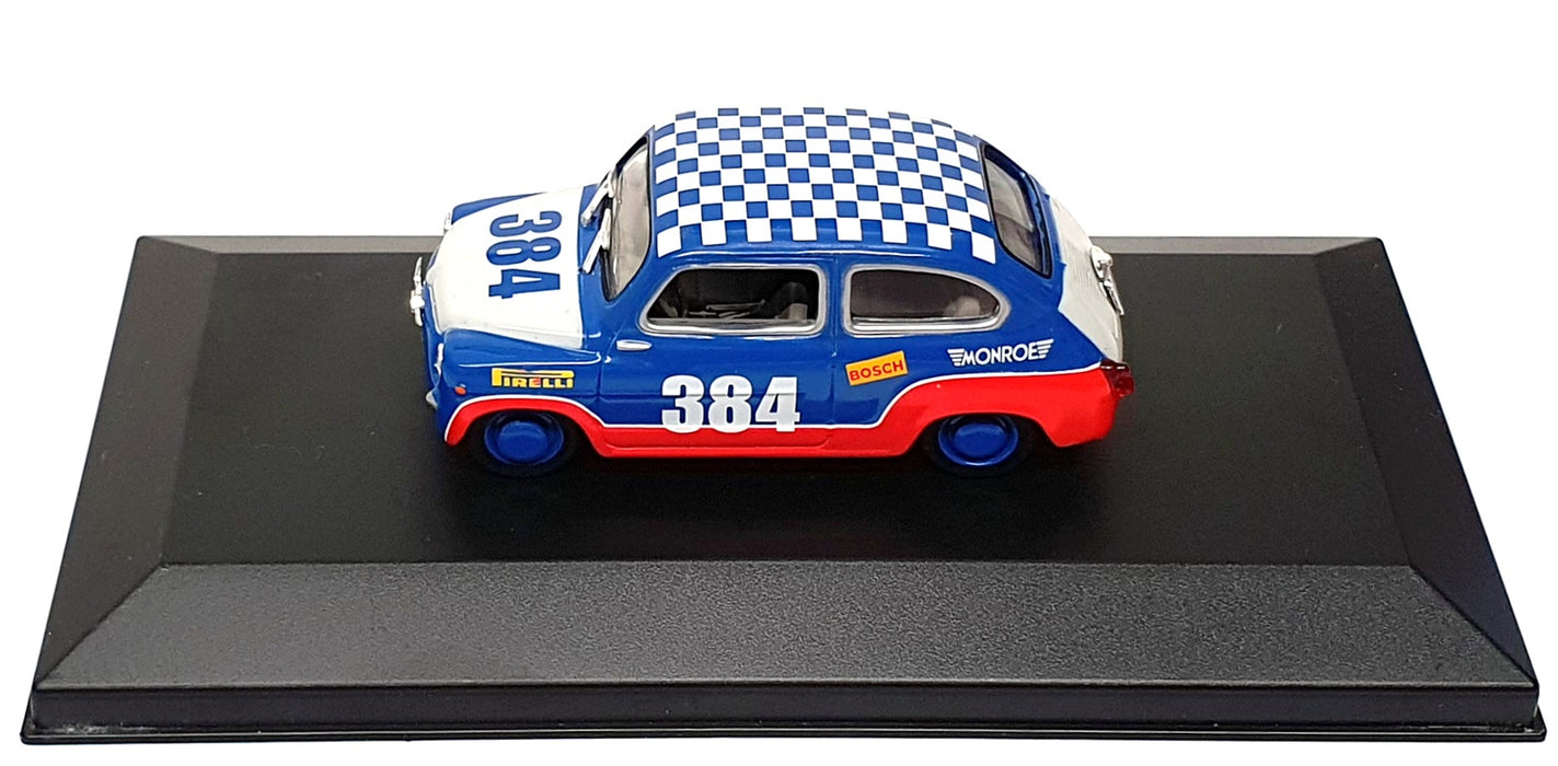 Solido 1/43 Scale 22926C - Seat 600D Rally Car #384 - Blue/White/Red