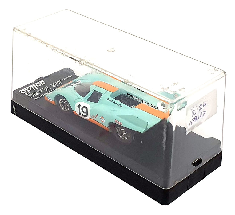 Solido 1/43 Scale 2421 - Gulf Porsche 917 K7 #19 1971 - Lt. Blue/Orange