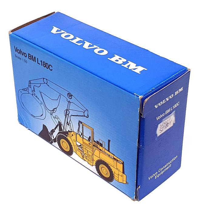 Scoop 1/50 Scale Construction SP180Y - Volvo BM L180C Compactor - Yellow