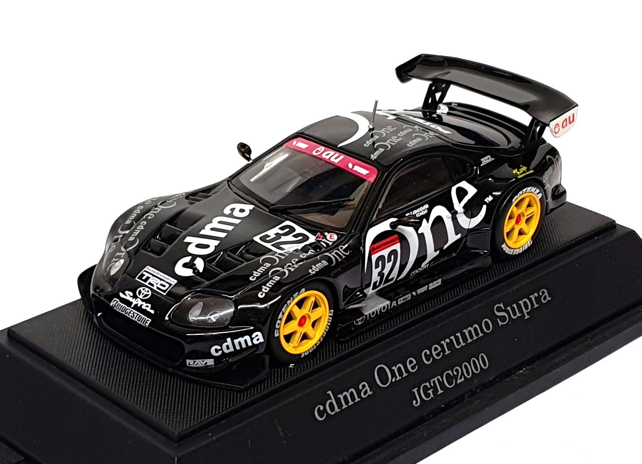 Ebbro 1/43 Scale 158 - cdma One Cerumo Toyota Supra #32 JGTC 2000 - Black