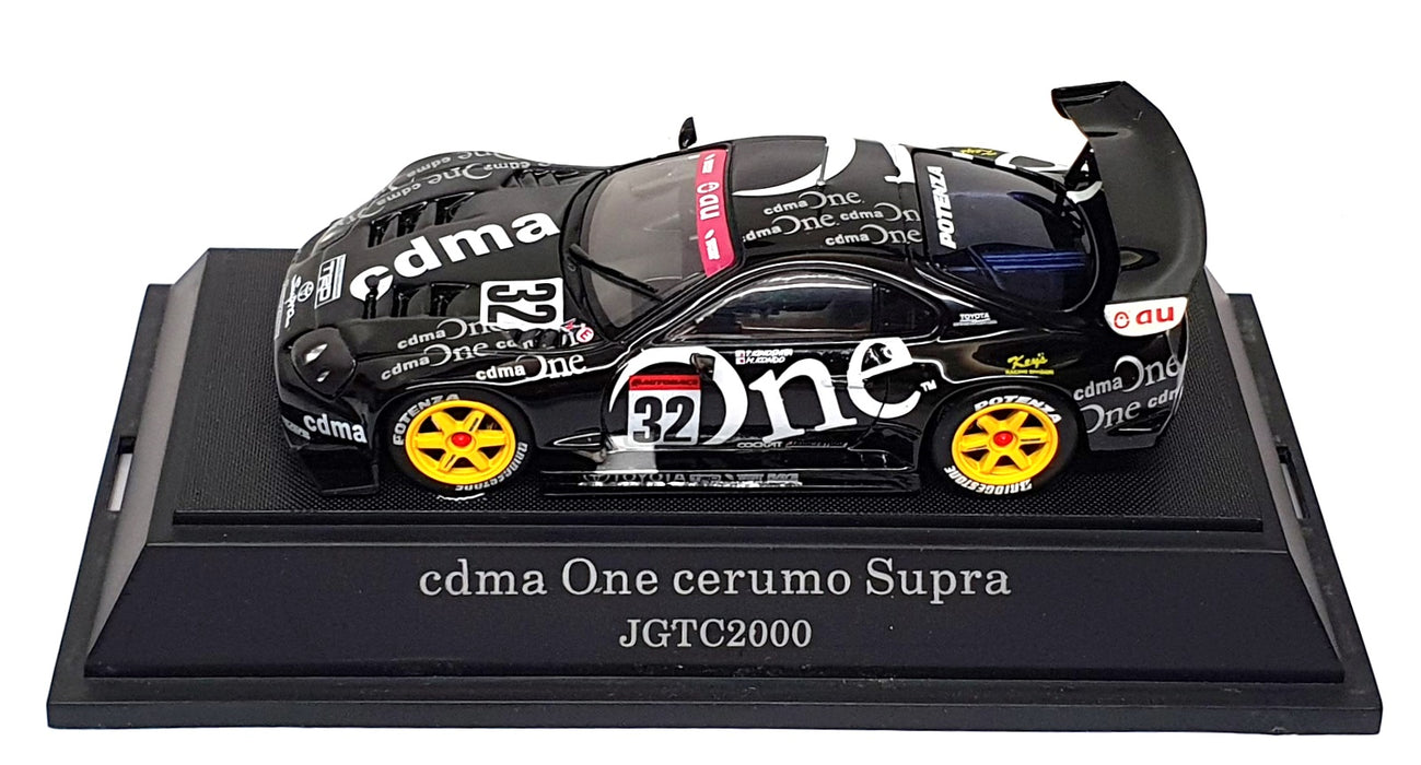 Ebbro 1/43 Scale 158 - cdma One Cerumo Toyota Supra #32 JGTC 2000 - Black