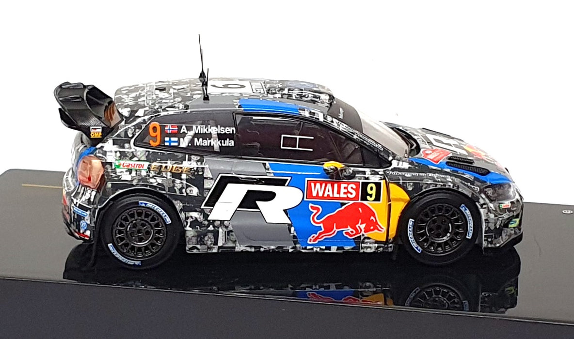 Ixo 1/43 Scale RAM565P - VW Polo R WRC #9 Wales Rally 2013 Mikkelsen/Markkula