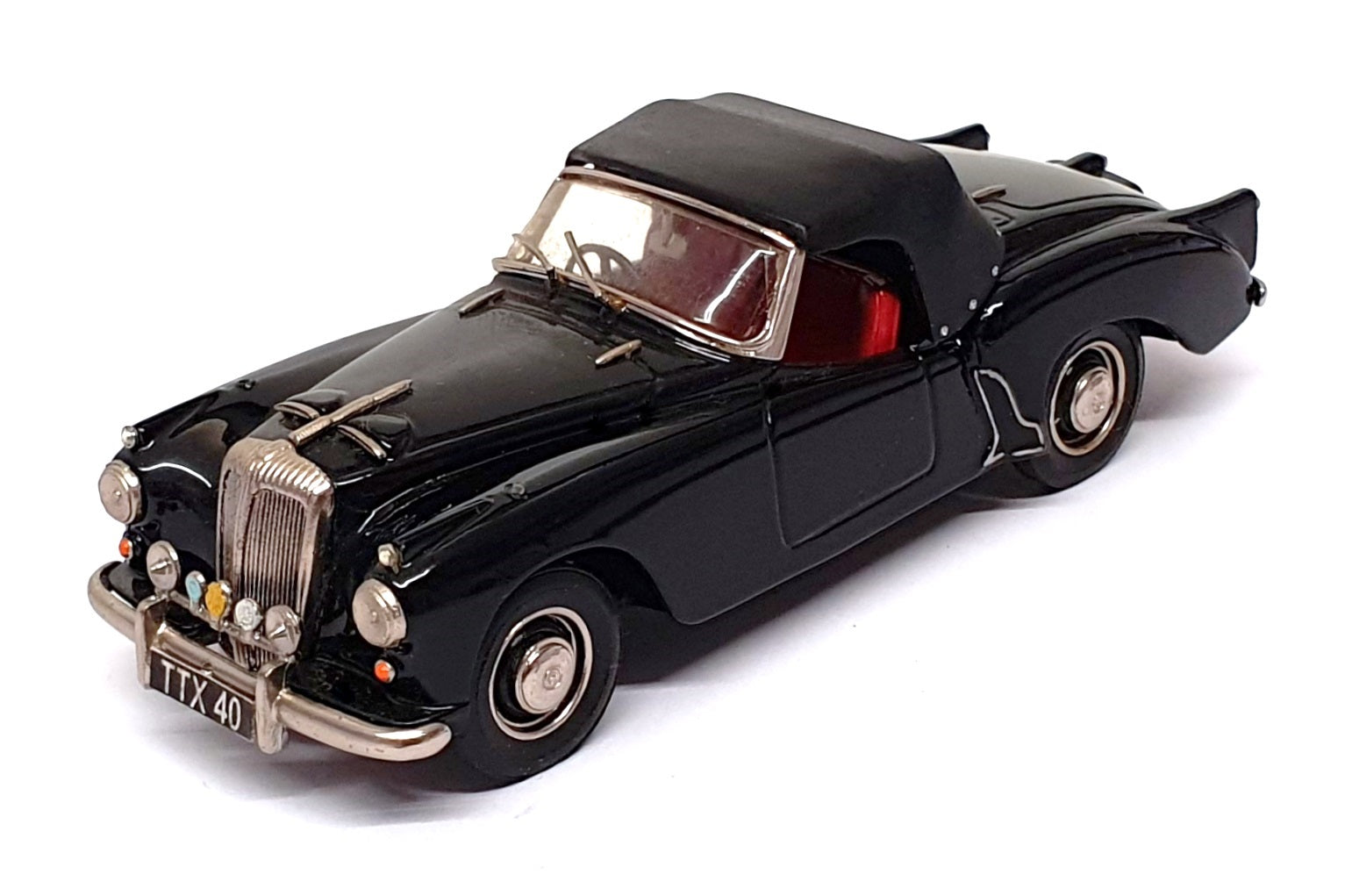 J&M Classics 1/43 Scale No. 30 - Daimler Conquest Roadster (Cloosed Hood) Black