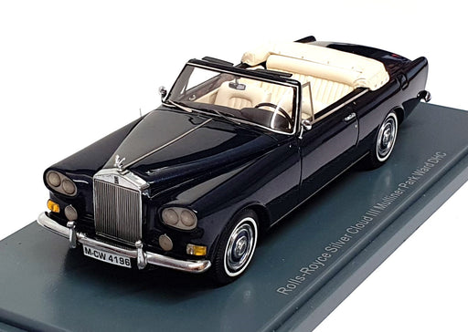 Neo 1/43 Scale 44196 Rolls Royce Silver Cloud III Mulliner Park Ward - Dk. Blue