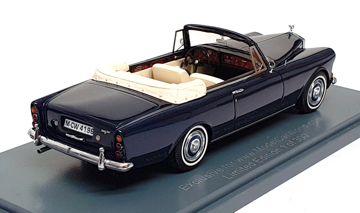 Neo 1/43 Scale 44196 Rolls Royce Silver Cloud III Mulliner Park Ward - Dk. Blue