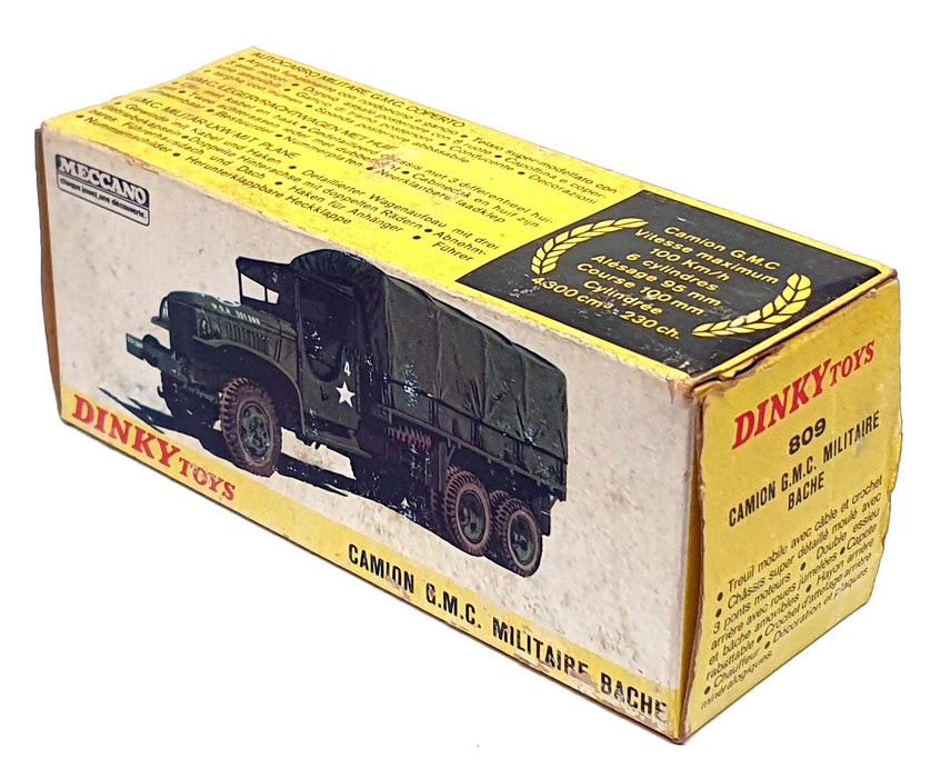 Dinky Toys Original 1/43 Scale 809 - GMC 6x6 Military Truck US Army - Green