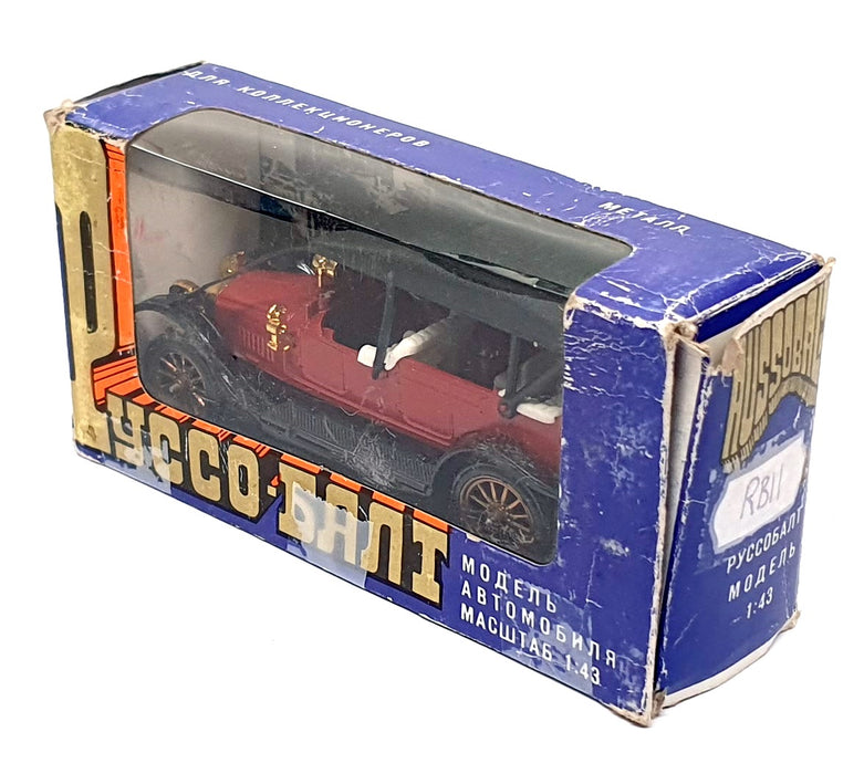 Russian Brand 1/43 Scale Diecast RB11 - Russo Balt C24-40 - Red/Black