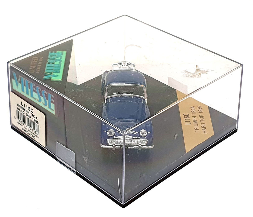 Vitesse 1/43 Scale Diecast L115C - 1959 Triumph TR3A Hardtop - Blue
