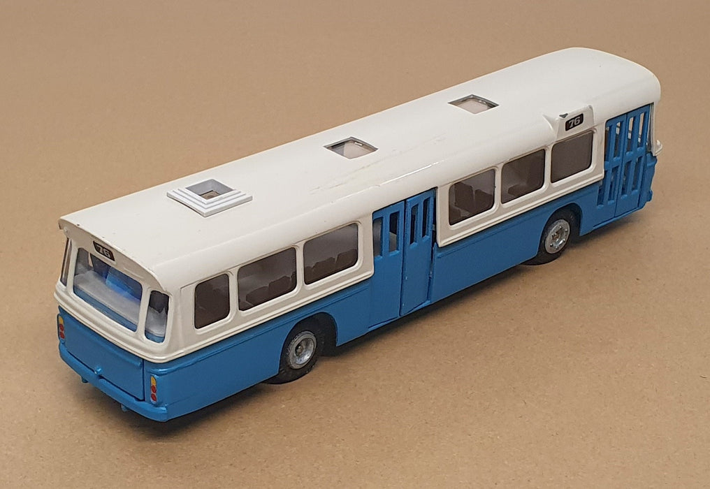 Tekno 22cm Long Diecast 851 - Scania CR-76 Bus - White/Blue