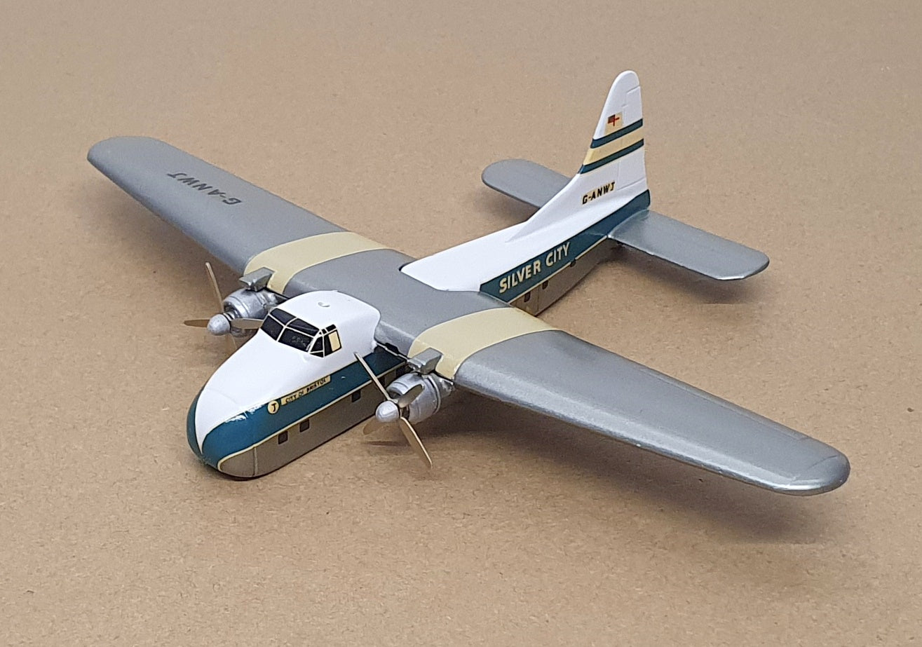 Western Models 1/200 Scale CA-1A - Bristol Superfreighter Silver City G-ANWJ