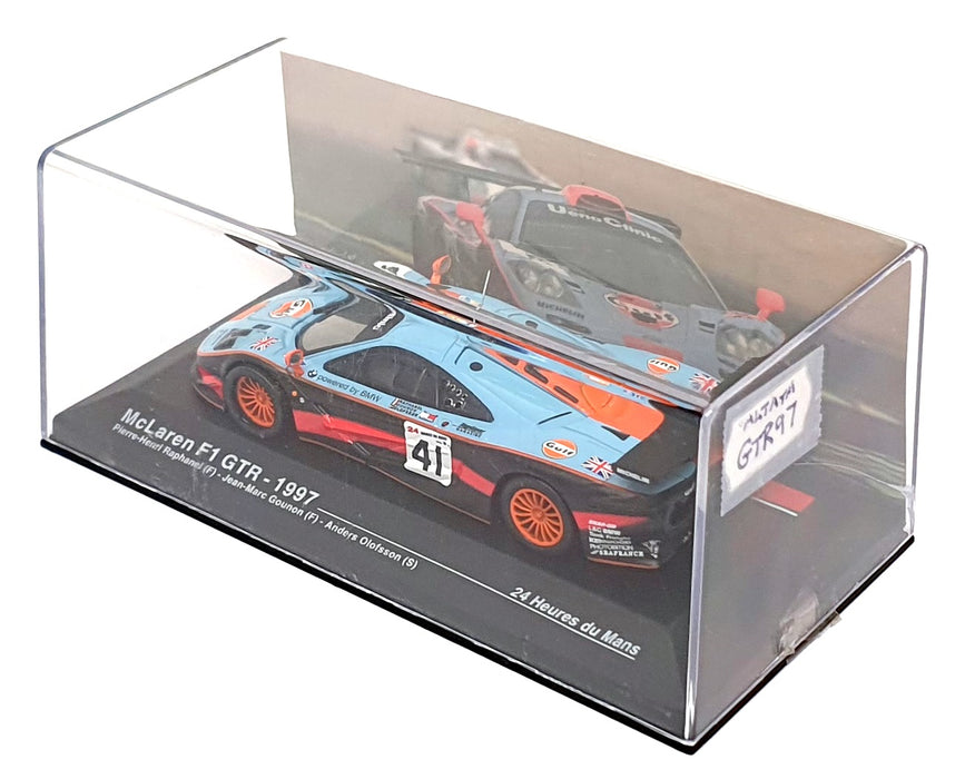 Altaya 1/43 Scale GTR97 - McLaren F1 GTR Gulf #41 24Hr Le Mans 1997