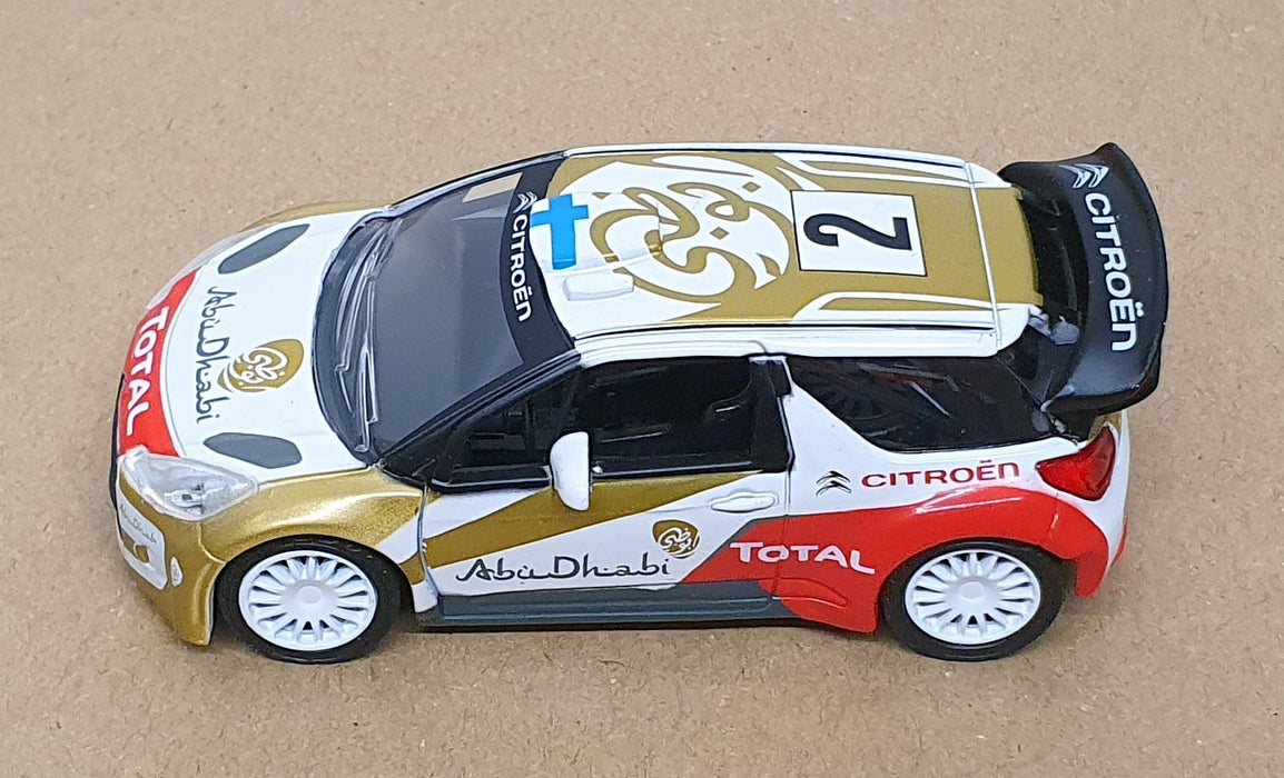 Norev 1/43 Scale AMC019281 - Citroen DS3 WRC #2 Abu Dhabi 2013
