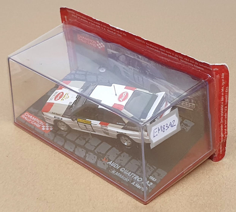 Eaglemoss 1/43 Scale EM83A2 - Audi Quattro A2 #1 Finland Rally 1983