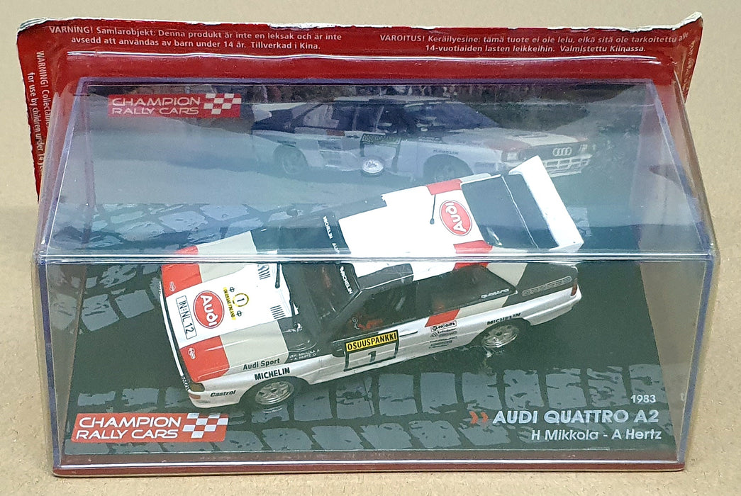 Eaglemoss 1/43 Scale EM83A2 - Audi Quattro A2 #1 Finland Rally 1983