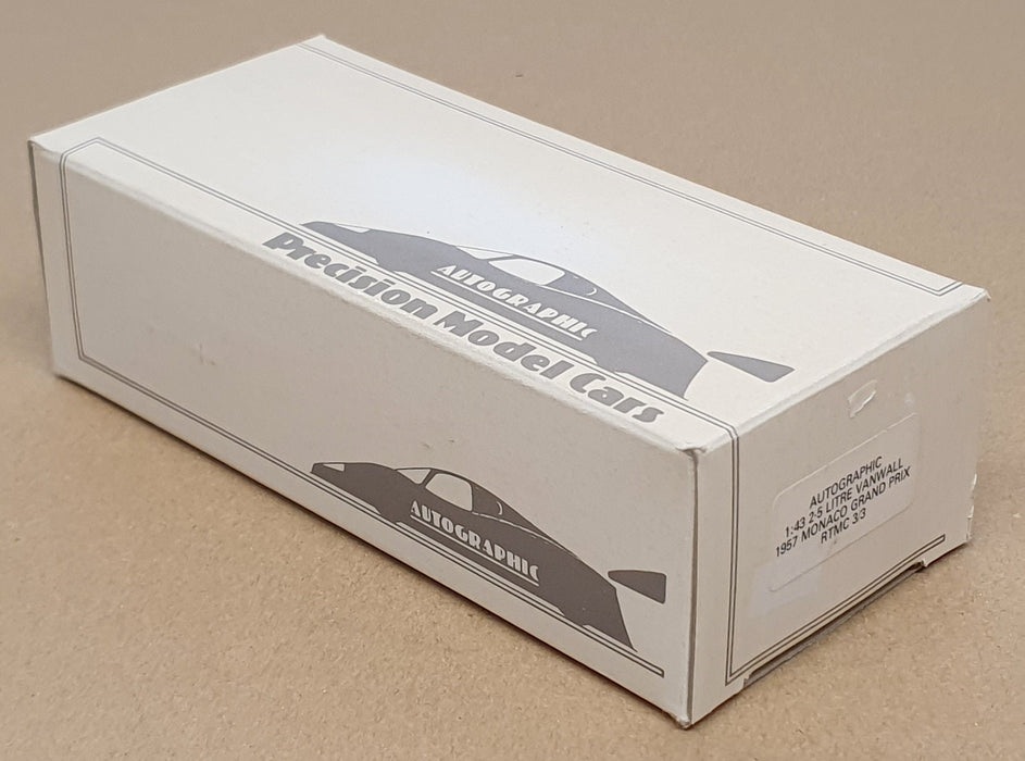 Autographic 1/43 Scale RTMC 3/3 - F1 Vanwall 2.5L #20 Monaco GP 1957 Brooks