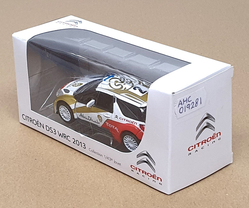 Norev 1/43 Scale AMC019281 - Citroen DS3 WRC #2 Abu Dhabi 2013