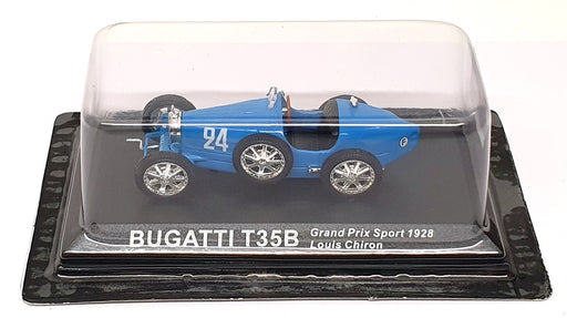 Altaya 1/43 Scale AT35B - Bugatti T35B Grand Prix Sport 1928 #24 L Chiron - Blue