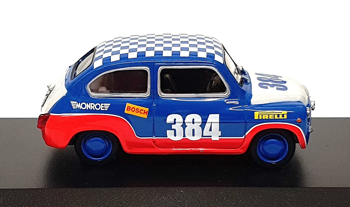 Solido 1/43 Scale 463125 - Seat 600D Rally Car #384 - Blue/White/Red