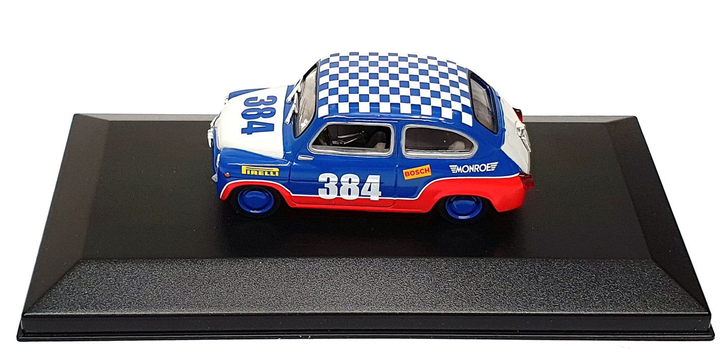 Solido 1/43 Scale 463125 - Seat 600D Rally Car #384 - Blue/White/Red
