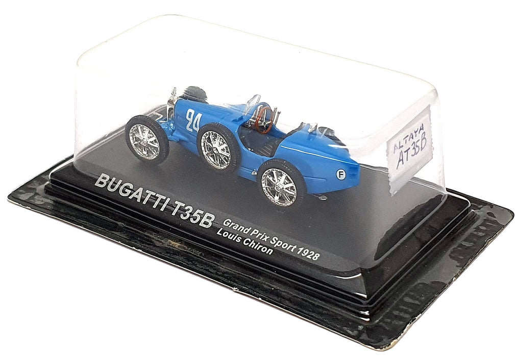 Altaya 1/43 Scale AT35B - Bugatti T35B Grand Prix Sport 1928 #24 L Chiron - Blue