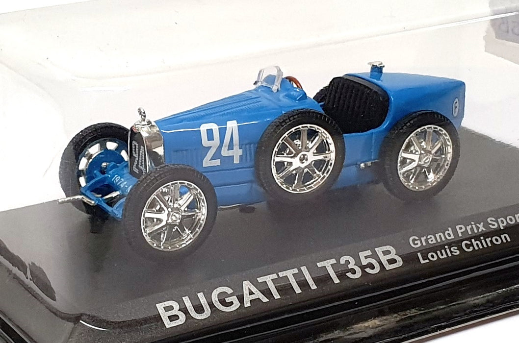 Altaya 1/43 Scale AT35B - Bugatti T35B Grand Prix Sport 1928 #24 L Chiron - Blue