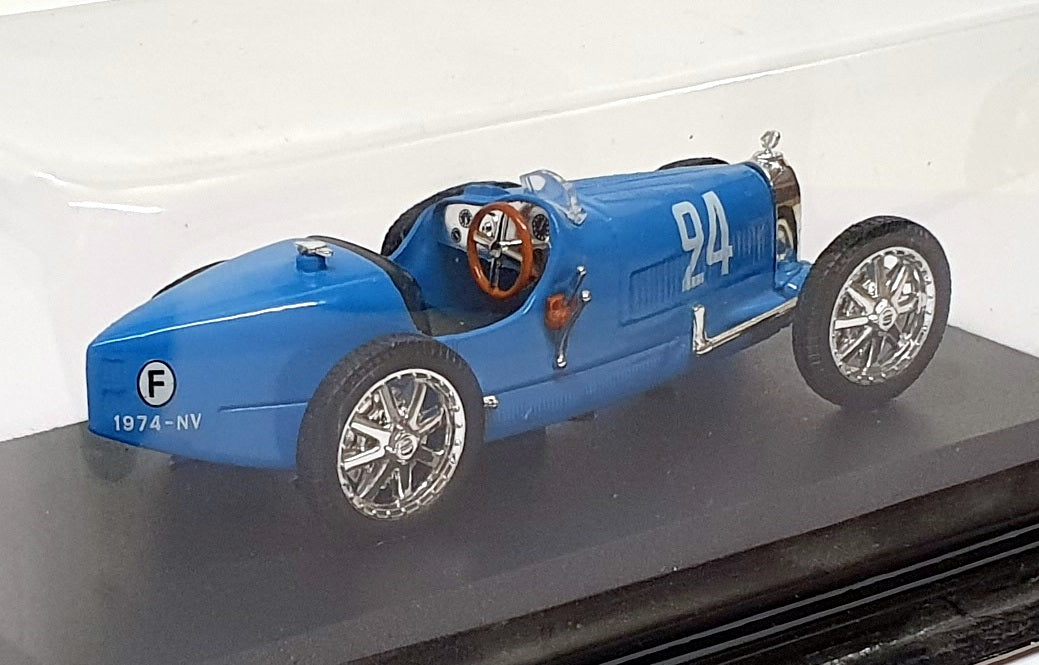 Altaya 1/43 Scale AT35B - Bugatti T35B Grand Prix Sport 1928 #24 L Chiron - Blue