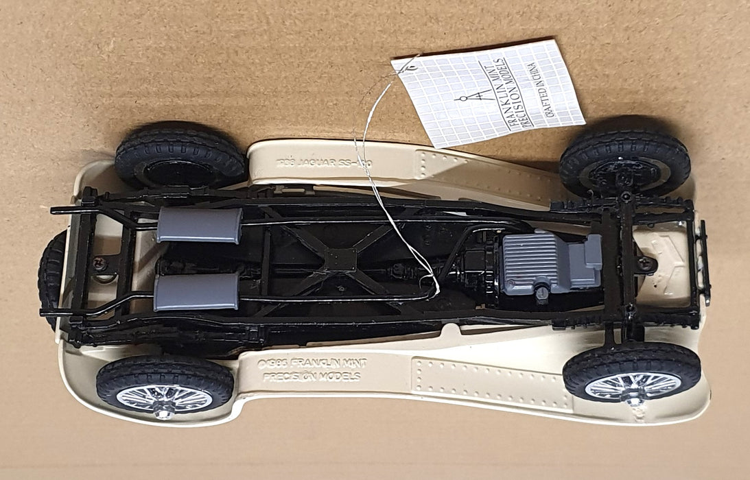 Franklin Mint 1/24 Scale Diecast 241026C - 1938 Jaguar SS-100 - Cream