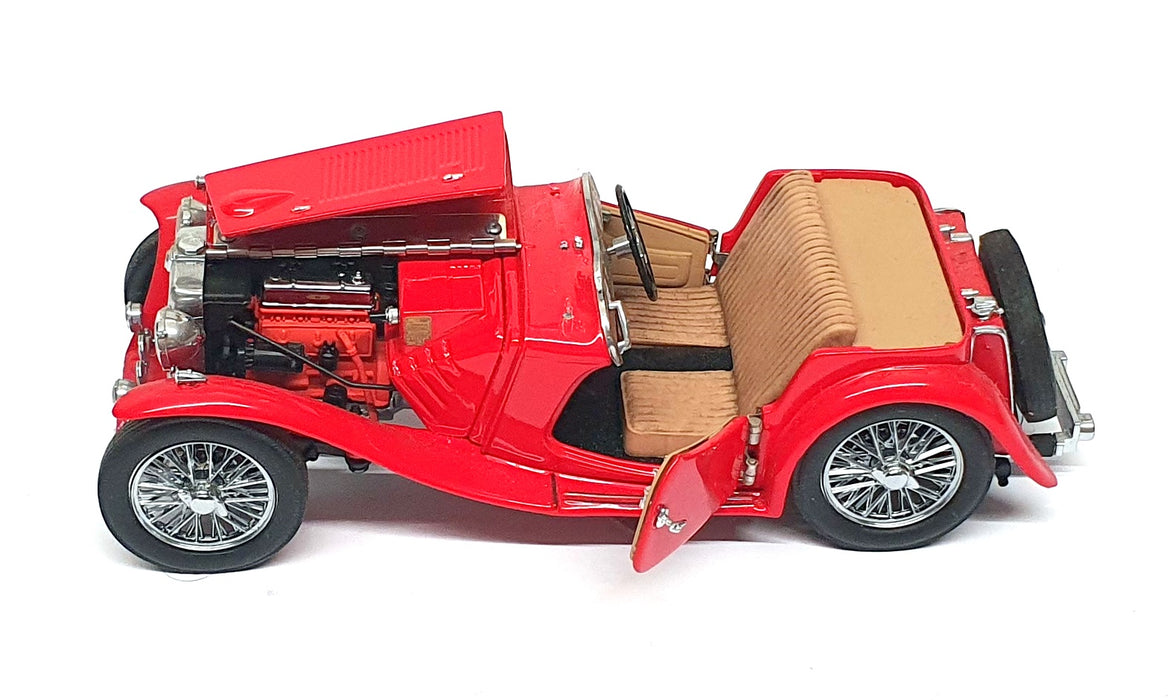 Franklin Mint 1/24 Scale Diecast 241026B - 1948 MG TC - Red