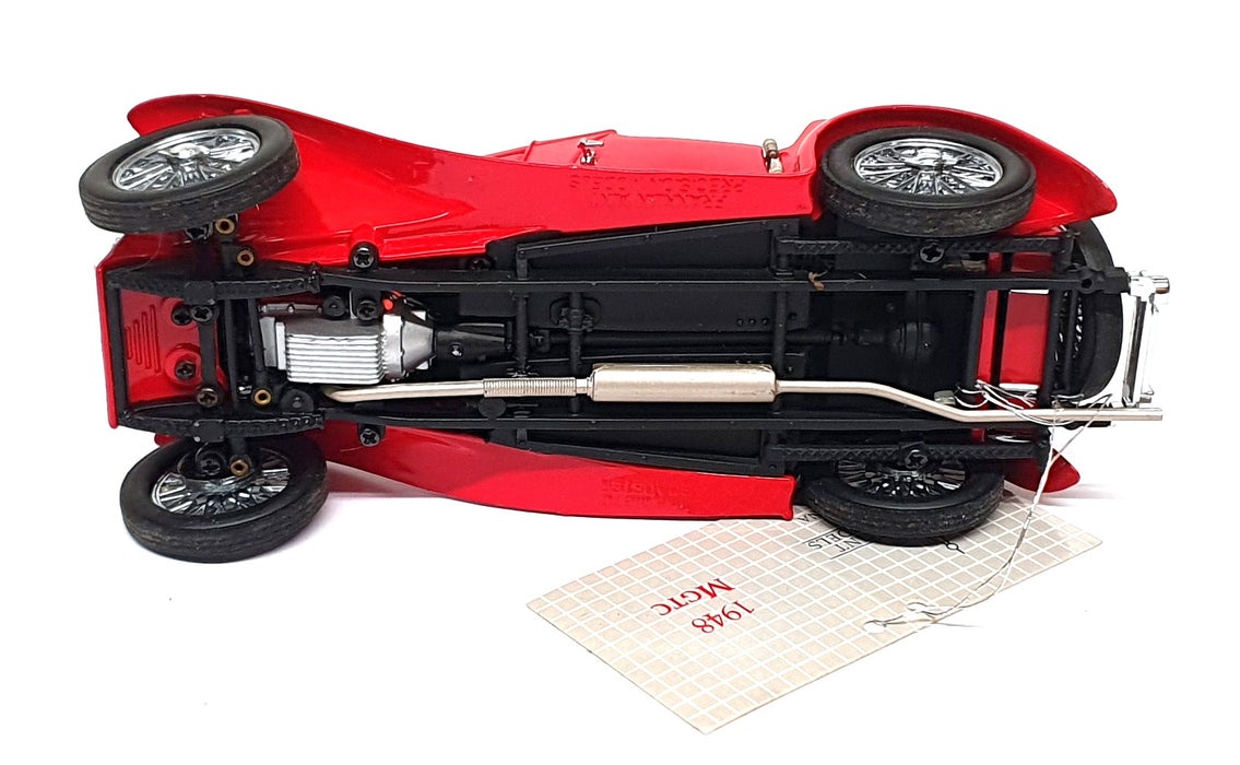 Franklin Mint 1/24 Scale Diecast 241026B - 1948 MG TC - Red